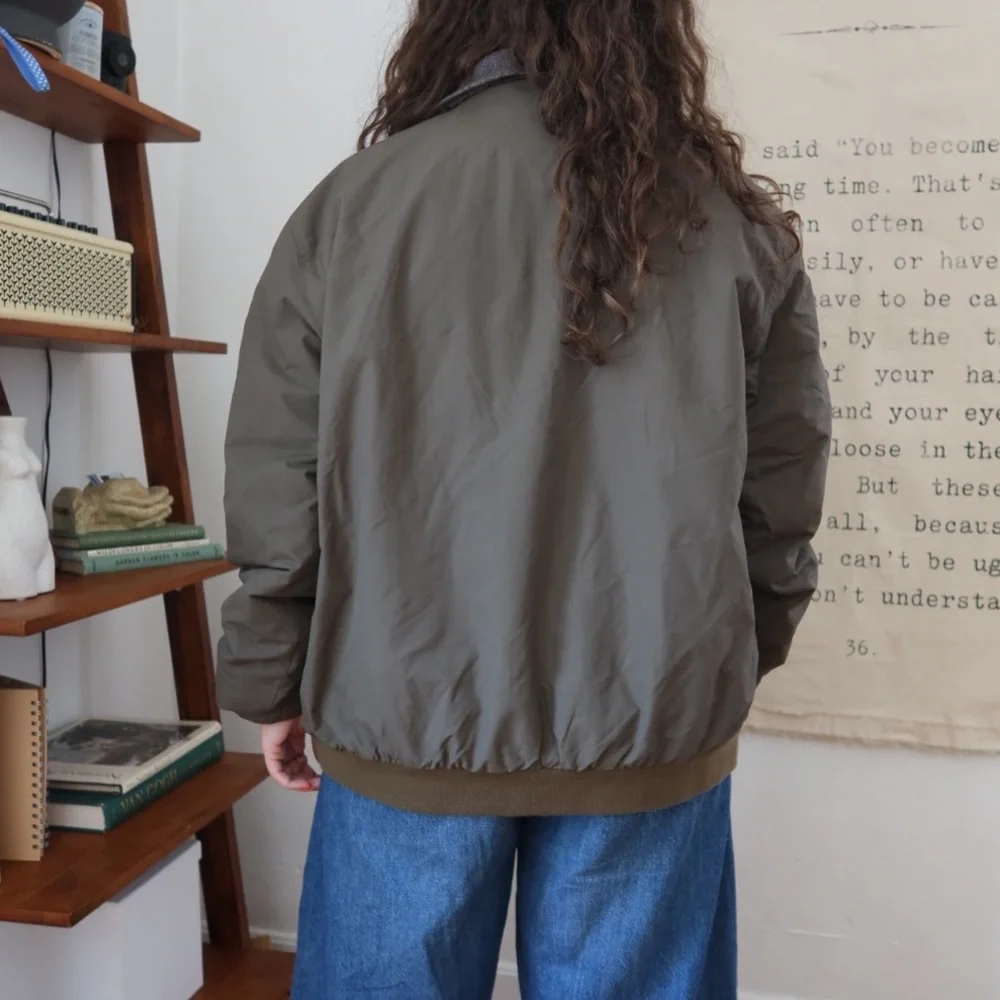 LL Bean Men's Warm-Up Jacket, Fleece Lined | size medium - Picture 4 of 7